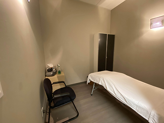 Chiropractic Calgary AB Massage Bed